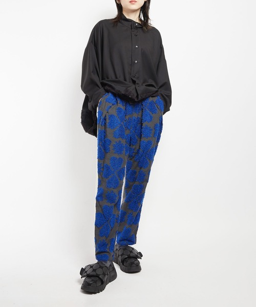 gomme(ゴム)の「4リーフクローバーJQ トラックパンツ(その他パンツ・レディース・ブラック/グレー・MEDIUM)」の8枚目の写真