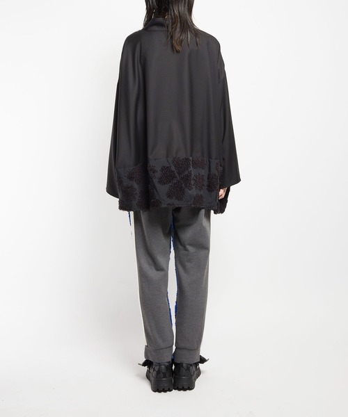 gomme(ゴム)の「4リーフクローバーJQ トラックパンツ(その他パンツ・レディース・ブラック/グレー・MEDIUM)」の9枚目の写真