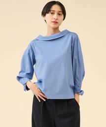 ボートネック」に該当するシャツ/ブラウスファッション通販