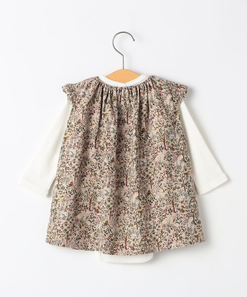 SHIPS(シップス)の「SHIPS KIDS:70~80cm / コーデュロイ ジャンスカ× テレコ ロンパース セット(ロンパース・キッズ・ネイビー/ベージュ・70/80)」の7枚目の写真