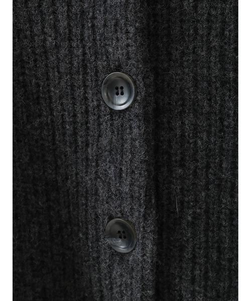 HER.（ハー）の「カラーニットカーディガン（ニット/セーター・レディース・キャメル/チャコールグレー・フリー）」の21枚目の写真