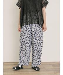 ◎花柄イージーパンツ