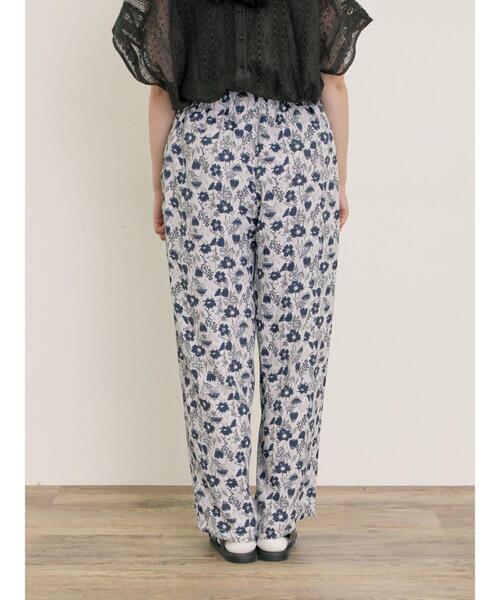 Samansa Mos2(サマンサ モスモス)の「◎花柄イージーパンツ(その他パンツ・レディース・ピンク/ネイビー/キナリ・F)」の18枚目の写真