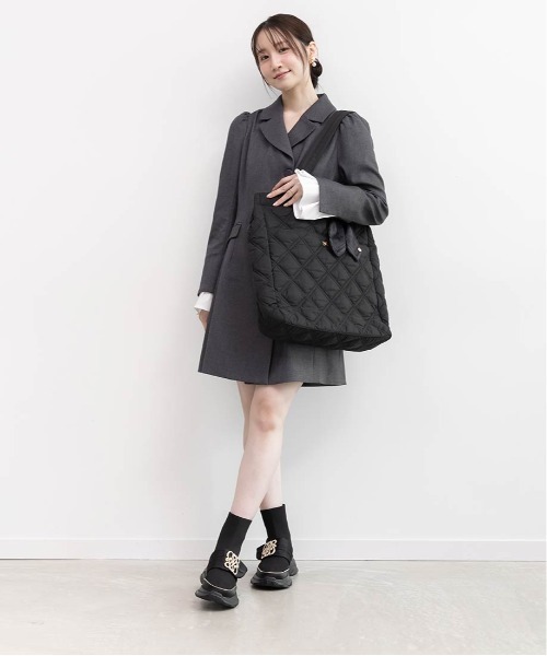 A4対応】2WAY リボンキルティングトートバッグ（トートバッグ）｜RANDA