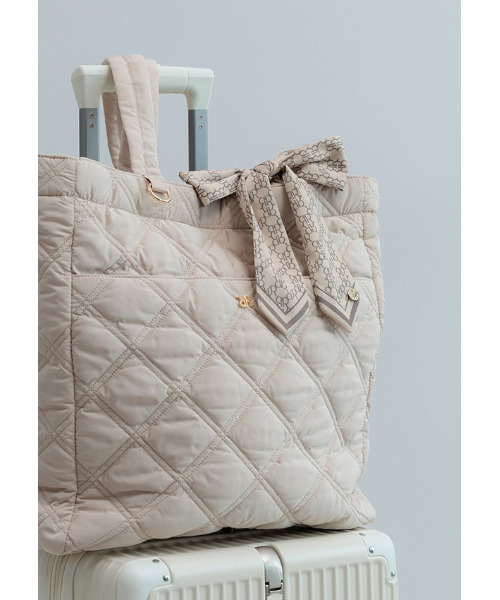 A4対応】2WAY リボンキルティングトートバッグ（トートバッグ）｜RANDA