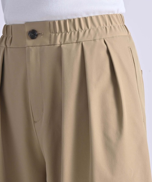 RAW FUDGE（ローファッジ）の「３タックワイドパンツ（スラックス・レディース・ブラック/キャメル・M）」の22枚目の写真