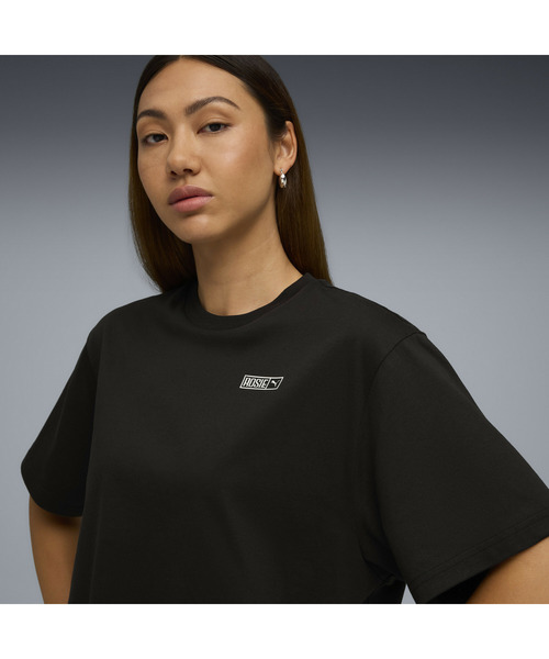PUMA（プーマ）の「PUMA プーマ ウィメンズ PUMA x ROSE リラックスド 半袖 Tシャツ（Tシャツ/カットソー・レディース・ブラック/オフホワイト・X-SMALL/MEDIUM/SMALL/LARGE）」の16枚目の写真