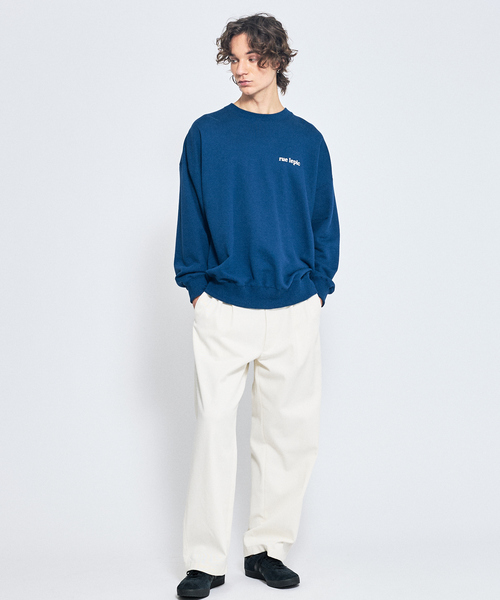 ABAHOUSE(アバハウス)の「cafe graphic バックプリント スウェット オーバーサイズ / ユニセックス / LE TRIO ABAHOUSE(スウェット・メンズ・ホワイト/ブルー・46/48/44)」の3枚目の写真