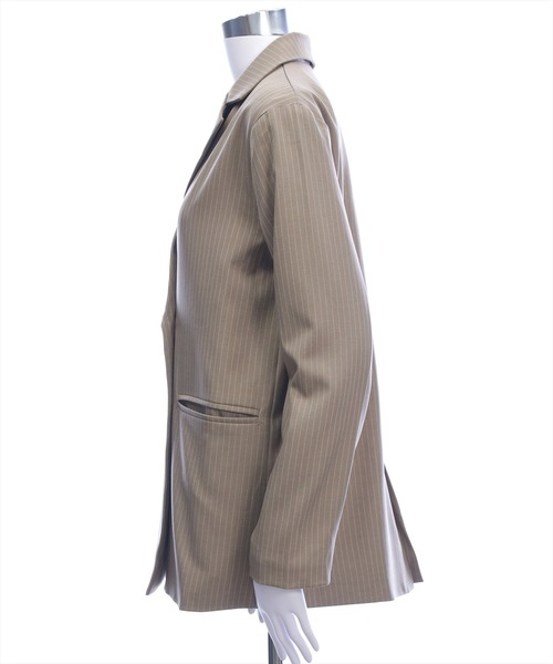 CLEAR BASIC（クリアベーシック）の「オーバーサイズジャケット(セット可)[オフィスカジュアル 着回し抜群 大人]≪AW新作≫（テーラードジャケット・レディース・ブラック/グレー/ベージュ系その他・F）」の5枚目の写真