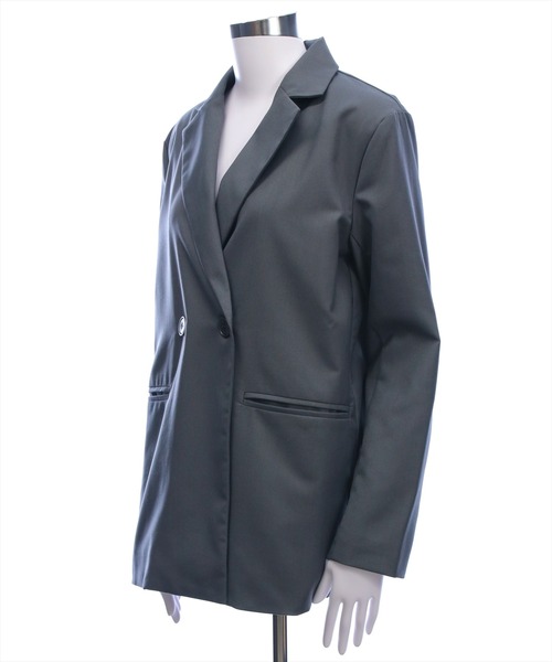 CLEAR BASIC（クリアベーシック）の「オーバーサイズジャケット(セット可)[オフィスカジュアル 着回し抜群 大人]≪AW新作≫（テーラードジャケット・レディース・ブラック/グレー/ベージュ系その他・F）」の12枚目の写真