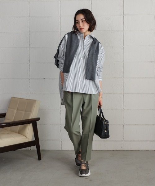 Bou Jeloud(ブージュルード)の「TCバックギャザーヨークBL(シャツ/ブラウス・レディース・ブラック/ブラウン/オフホワイト・38)」の11枚目の写真