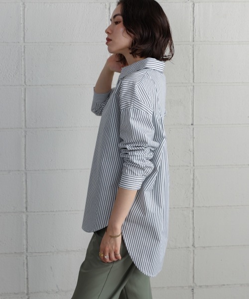 Bou Jeloud(ブージュルード)の「TCバックギャザーヨークBL(シャツ/ブラウス・レディース・ブラック/ブラウン/オフホワイト・38)」の14枚目の写真