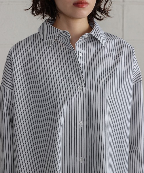 Bou Jeloud(ブージュルード)の「TCバックギャザーヨークBL(シャツ/ブラウス・レディース・ブラック/ブラウン/オフホワイト・38)」の7枚目の写真