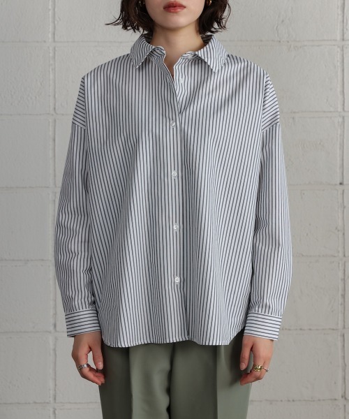 Bou Jeloud(ブージュルード)の「TCバックギャザーヨークBL(シャツ/ブラウス・レディース・ブラック/ブラウン/オフホワイト・38)」の8枚目の写真