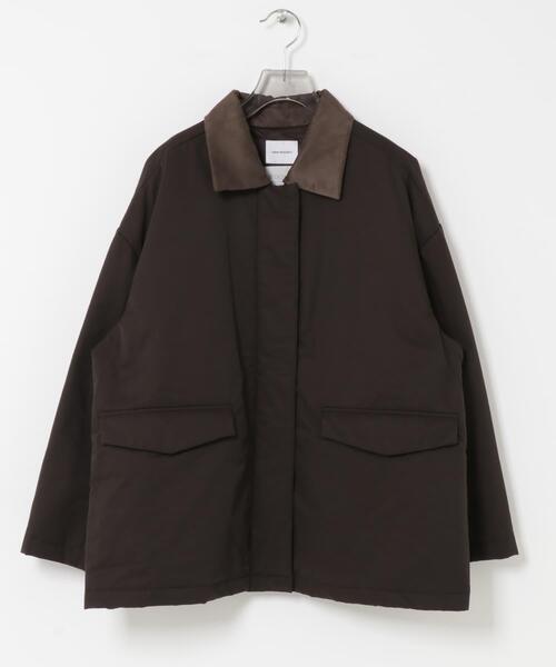URBAN RESEARCH(アーバンリサーチ)の「IMBOTEX中綿パデットコート(ダウンジャケット/コート・レディース・ブラック/ダークブラウン・FREE)」の10枚目の写真