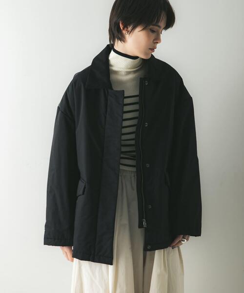 URBAN RESEARCH(アーバンリサーチ)の「IMBOTEX中綿パデットコート(ダウンジャケット/コート・レディース・ブラック/ダークブラウン・FREE)」の16枚目の写真