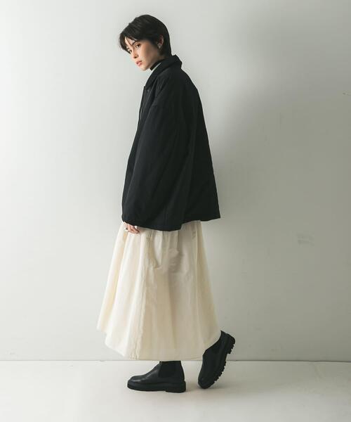 URBAN RESEARCH(アーバンリサーチ)の「IMBOTEX中綿パデットコート(ダウンジャケット/コート・レディース・ブラック/ダークブラウン・FREE)」の21枚目の写真