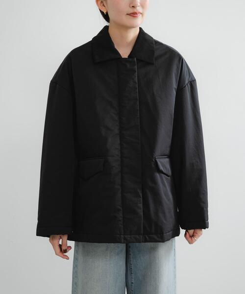 URBAN RESEARCH(アーバンリサーチ)の「IMBOTEX中綿パデットコート(ダウンジャケット/コート・レディース・ブラック/ダークブラウン・FREE)」の22枚目の写真