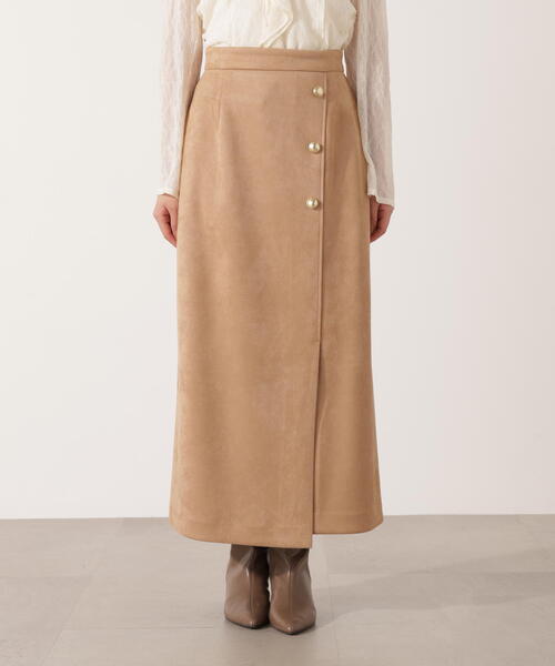 PROPORTION BODY DRESSING(プロポーションボディドレッシング)の「フェイクスエード調ナロースカート / 1215220012(スカート・レディース・ベージュ/ブラウン・SMALL/MEDIUM)」の16枚目の写真