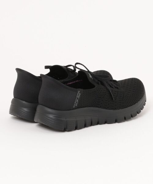 SKECHERS(スケッチャーズ)の「《SKECHERS》53 GRACEFUL-FIRST BLUSH(スニーカー・レディース・ブラック×ブラック/ネイビー・25.0cm/24.5cm/22.5cm/23.0cm/23.5cm/24.0cm)」の3枚目の写真