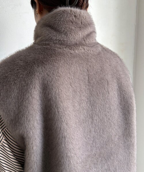 WEB限定】エコミンクファーベスト（ベスト）｜DouDou（ドゥドゥ）の