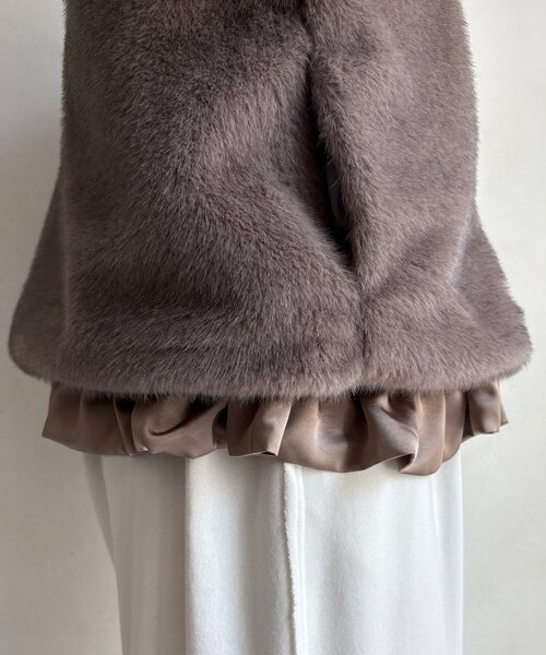 WEB限定】エコミンクファーベスト（ベスト）｜DouDou（ドゥドゥ）の