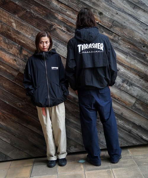 NYLON SHELL JACKET/THRASHER スラッシャーナイロン シェル ジャケット