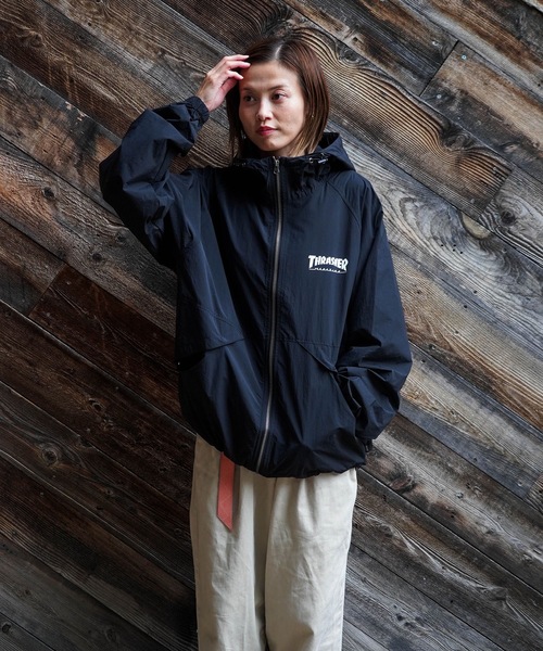 NYLON SHELL JACKET/THRASHER スラッシャーナイロン シェル ジャケット