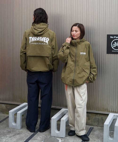THRASHER（スラッシャー）の「NYLON SHELL JACKET/THRASHER