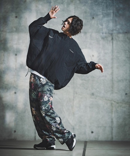 GLIMCLAP(グリムクラップ)の「mlt5414-Wave Quilted Ripstop Pullover ウェーブキルトプルオーバー(192-035-gla-cf)(その他トップス・メンズ・ブラック・S/M/L)」の7枚目の写真
