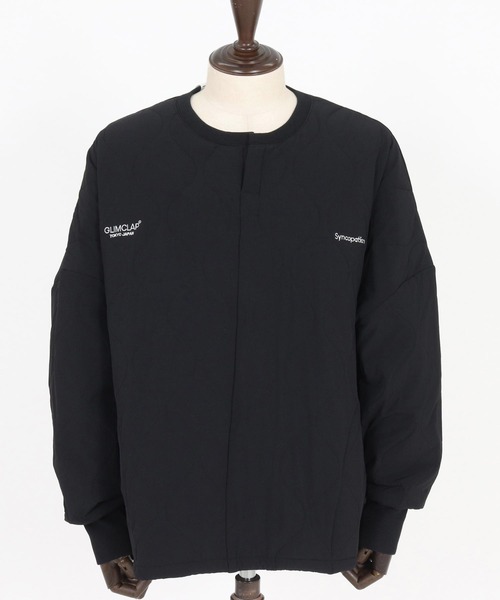 GLIMCLAP(グリムクラップ)の「mlt5414-Wave Quilted Ripstop Pullover ウェーブキルトプルオーバー(192-035-gla-cf)(その他トップス・メンズ・ブラック・S/M/L)」の12枚目の写真