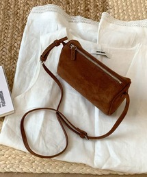 HEILIS（ヘイリス）の「2WAYスエードミニショルダーバッグ/ミニバッグ スクエア ハンドバッグ 韓国 斜め掛け スウェード 合皮 ブラック ブラウン ベージュ ガーリー ノームコア（ハンドバッグ）」