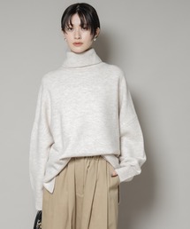 NANO universe | タートルワイドシルエット圧縮ニット(ニット/セーター)