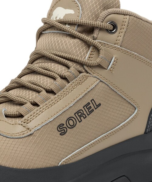 SOREL(ソレル)の「防水 SOREL/メンズ アウティング ニュースニーカー ミッド ウォータープルーフ/ソレル(ブーツ・メンズ・ベージュ/ブラック・29.0cm/28.5cm/28.0cm/26.5cm/27.5cm/27.0cm/26.0cm/25.0cm/25.5cm)」の14枚目の写真