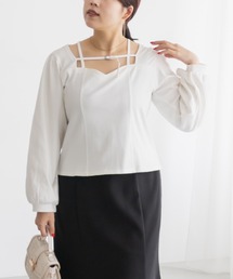 CLETTE | CLETTEオリジナルデコルテベルトハートネック長袖プルオーバー(Tシャツ/カットソー)