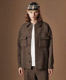 40ct&525 | ウールワッフルオーバーシャツ(シャツ/ブラウス)