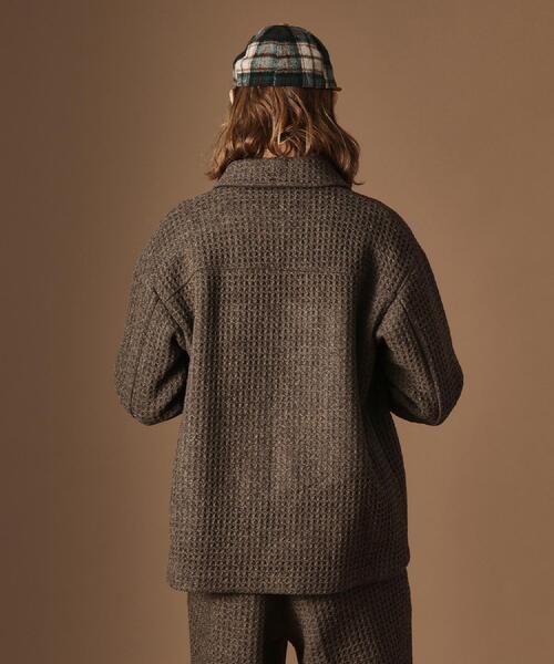 40ct&525(フォーティーカラッツアンドゴーニーゴ)の「ウールワッフルオーバーシャツ(シャツ/ブラウス・メンズ・ダークブラウン・03/02)」の13枚目の写真