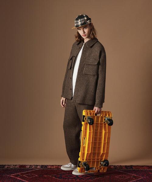 40ct&525(フォーティーカラッツアンドゴーニーゴ)の「ウールワッフルオーバーシャツ(シャツ/ブラウス・メンズ・ダークブラウン・03/02)」の20枚目の写真