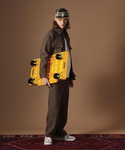 40ct&525(フォーティーカラッツアンドゴーニーゴ)の「ウールワッフルオーバーシャツ(シャツ/ブラウス・メンズ・ダークブラウン・03/02)」の21枚目の写真