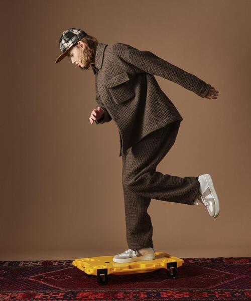 40ct&525(フォーティーカラッツアンドゴーニーゴ)の「ウールワッフルオーバーシャツ(シャツ/ブラウス・メンズ・ダークブラウン・03/02)」の22枚目の写真