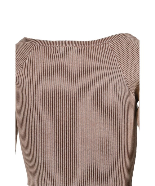 VIVAMUS（ヴィヴァムス）の「BITIER RIB CARDIGAN（カーディガン/ボレロ・レディース・ブラウン・OS）」の9枚目の写真