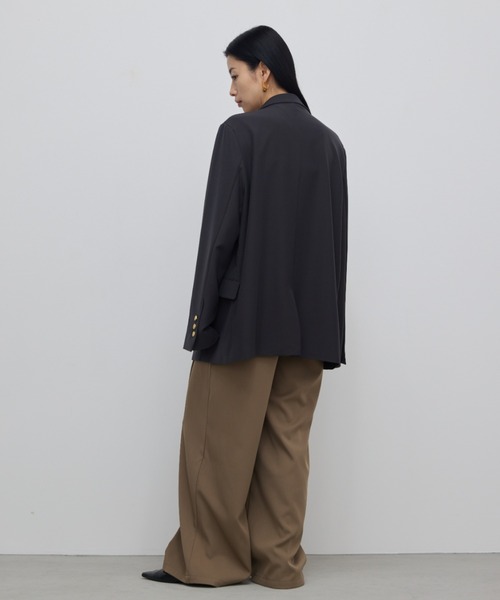 セール】金釦オーバーサイズダブルジャケット（テーラード