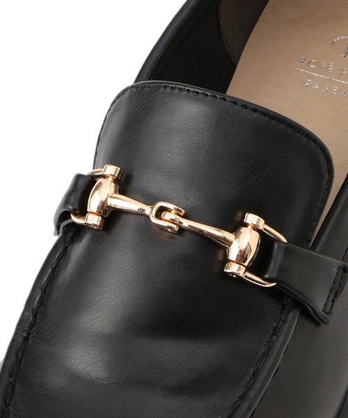 ROPE' PICNIC（ロペピクニック）の「【軽量・晴雨兼用】プラットフォームビットローファー（ローファー・レディース・ブラック/ブラウン系その他・23/23.5/24/24.5）」の9枚目の写真