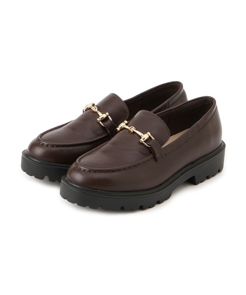 ROPE' PICNIC（ロペピクニック）の「【軽量・晴雨兼用】プラットフォームビットローファー（ローファー・レディース・ブラック/ブラウン系その他・23/23.5/24/24.5）」の10枚目の写真