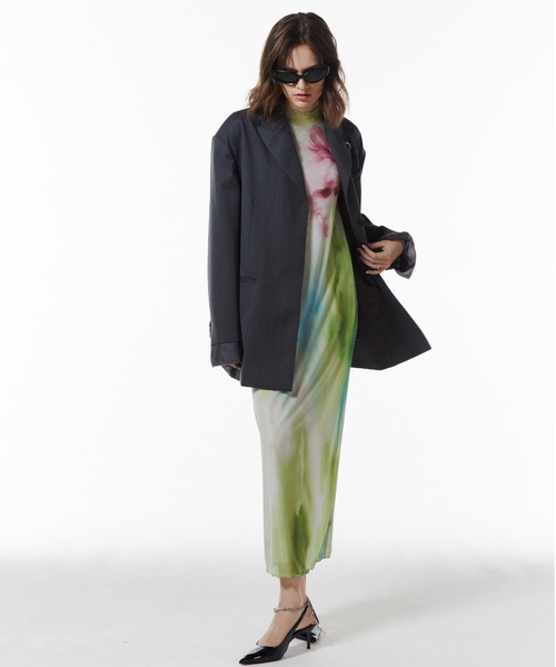 JOSE MOON(ジョゼムーン)の「WOOL OVER JACKET/ウールオーバージャケット(テーラードジャケット・レディース・ブラック/カーキ/グレー・FREE)」の16枚目の写真