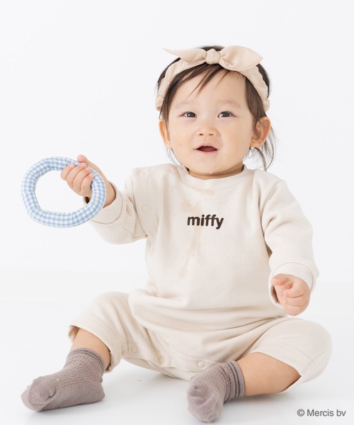 セール】〈ミッフィー〉裏毛カバーオール（ロンパース）｜Miffy