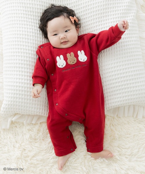 ミッフィー〉裏毛カバーオール（ロンパース）｜Miffy（ ミッフィー）の