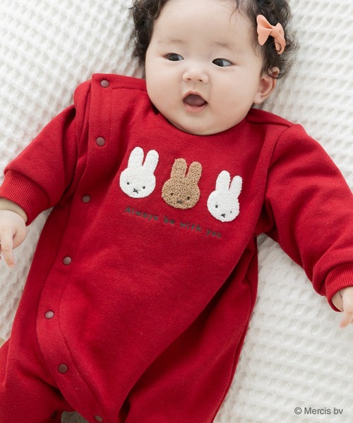 セール】〈ミッフィー〉裏毛カバーオール（ロンパース）｜Miffy