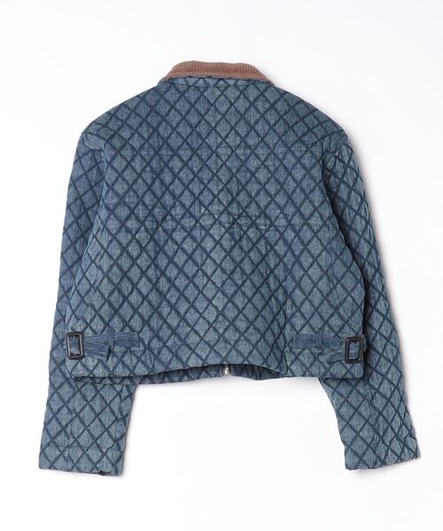 セール】キルティングデニムジャケット（デニムジャケット）｜DOUBLE