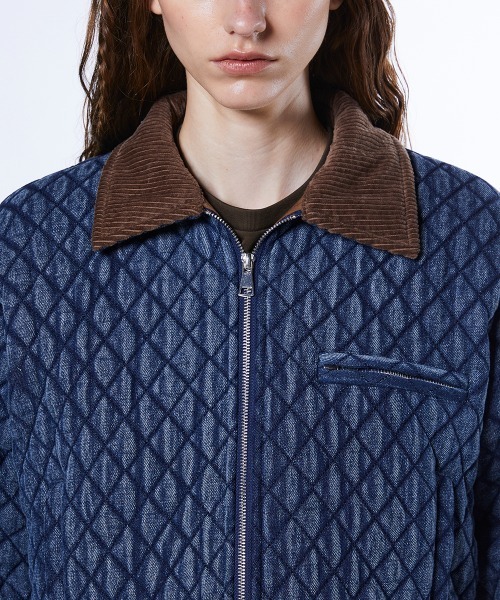 DOUBLE STANDARD CLOTHING（ダブルスタンダードクロージング）の「キルティングデニムジャケット（デニムジャケット・レディース・インディゴブルー・38/36）」の6枚目の写真